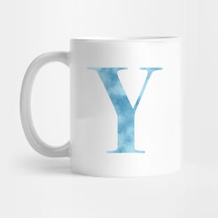 Clouds Blue Sky Initial Letter Y Mug